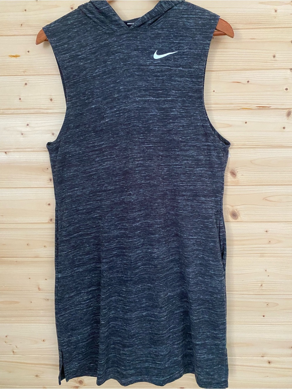 Nike Women’s Essential Sleeveless Hooded Swim Cover-Up Dress